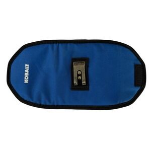 Kobalt Foldable Tool Pouch Roll-Up Organizer Belt Clip Blue Black